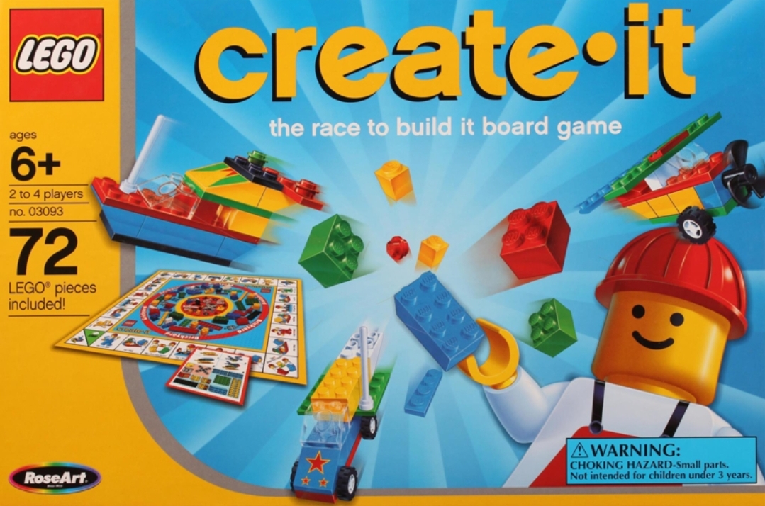 The Race to Build It Board Game LEGO set (#03093-1)