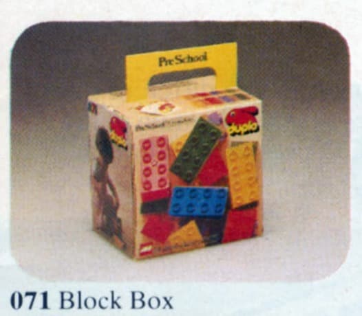 Block Box LEGO set (#071-1, 1979)