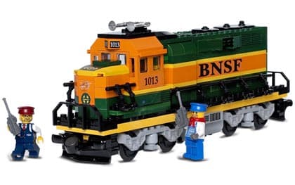 Burlington Northern Santa Fe Locomotive LEGO set (#10133-1)
