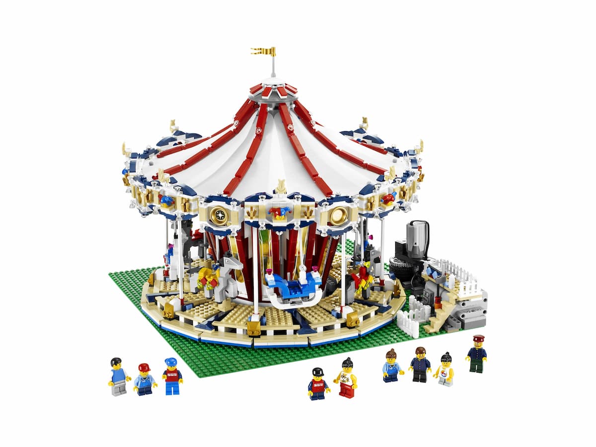 Grand Carousel LEGO set (#10196-1, 2009)