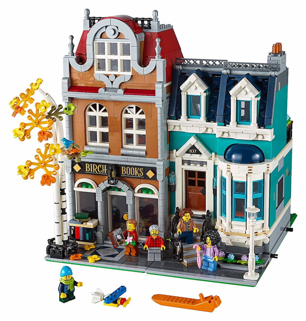 Bookshop LEGO set (#10270-1, 2020)