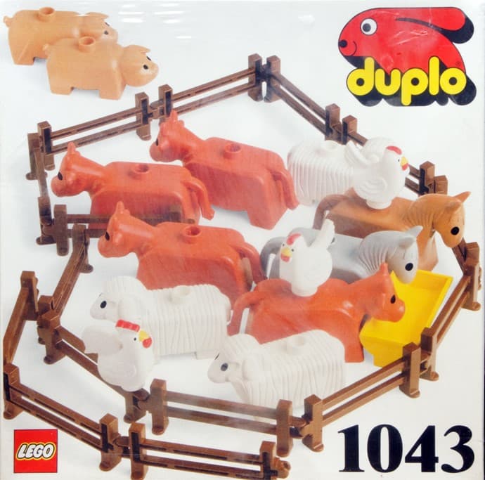 Farm Animals (and Fences) LEGO set (#1043-1)