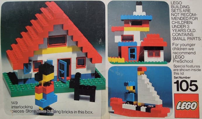 Building Set LEGO set (#105-2, 1973)
