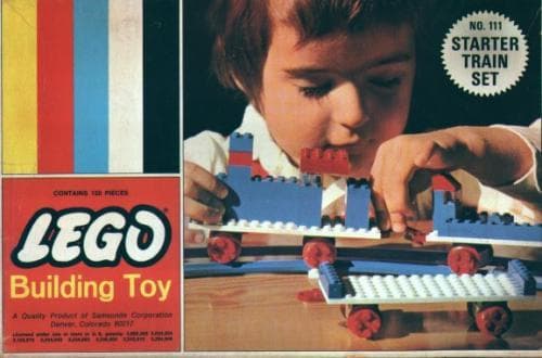 Starter Train Set without Motor LEGO set (#111-2, 1966)