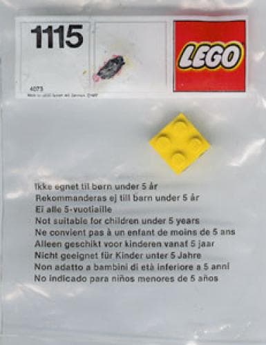 4.5V Lighting Brick (2 x 2) LEGO set (#1115-1, 1977)