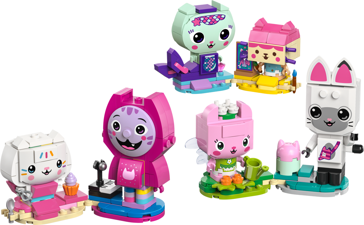 Gabby's Brick-Built Cat Friends