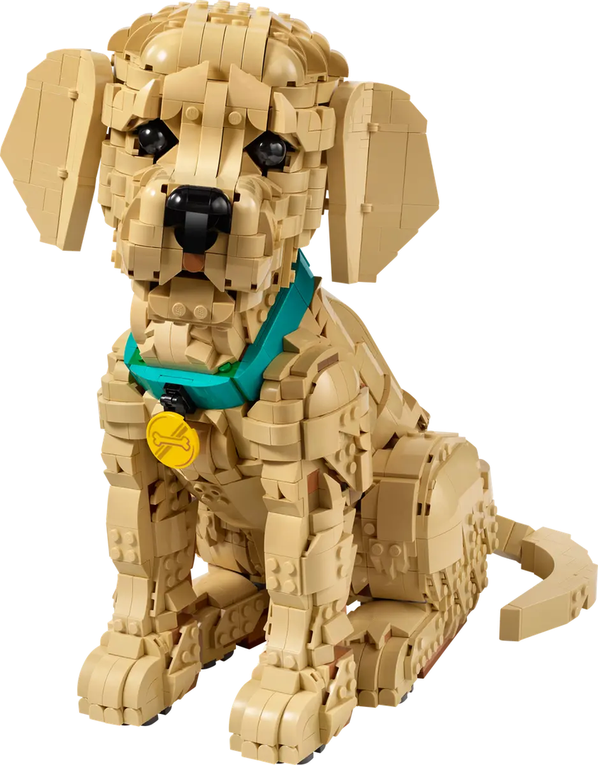 Golden Retriever Puppy LEGO set (#11384-1, 2026)