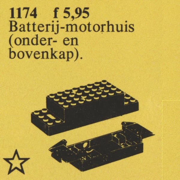 Motorhome for Basic Motor 4.5V/Train Motor 12V LEGO set (#1174-1, 1986)