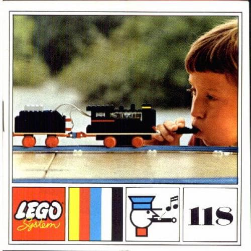 Electronic Train LEGO set (#118-1, 1968)
