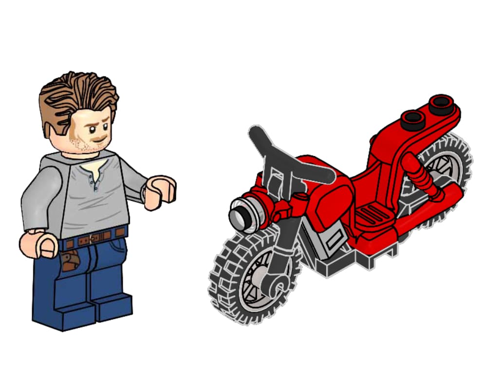 Owen's Mega Motorcycle LEGO set (#122333-1)