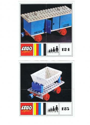 Goods Wagon LEGO set (#124-1, 1969)
