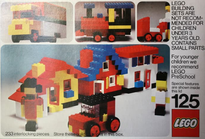 Building Set LEGO set (#125-2, 1974)