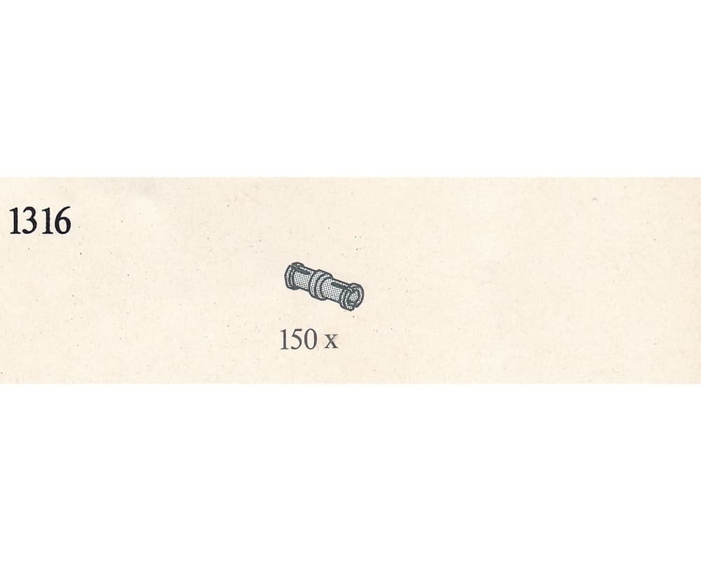 Connector Peg LEGO Technic set (#1316-1, 1987)