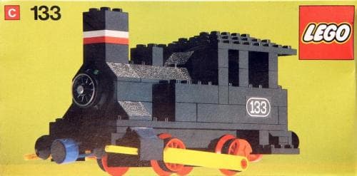 Locomotive (Push) LEGO set (#133-1, 1975)