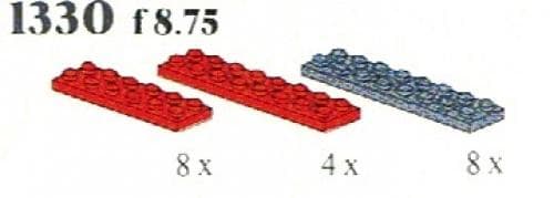 Red/Black Plates LEGO set (#1330-1, 1985)