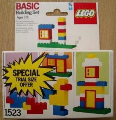 Basic Set Trial Size LEGO set (#1523-1, 1986)