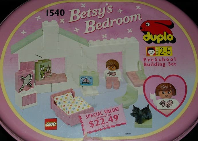 Betsy's Bedroom LEGO set (#1540-1)