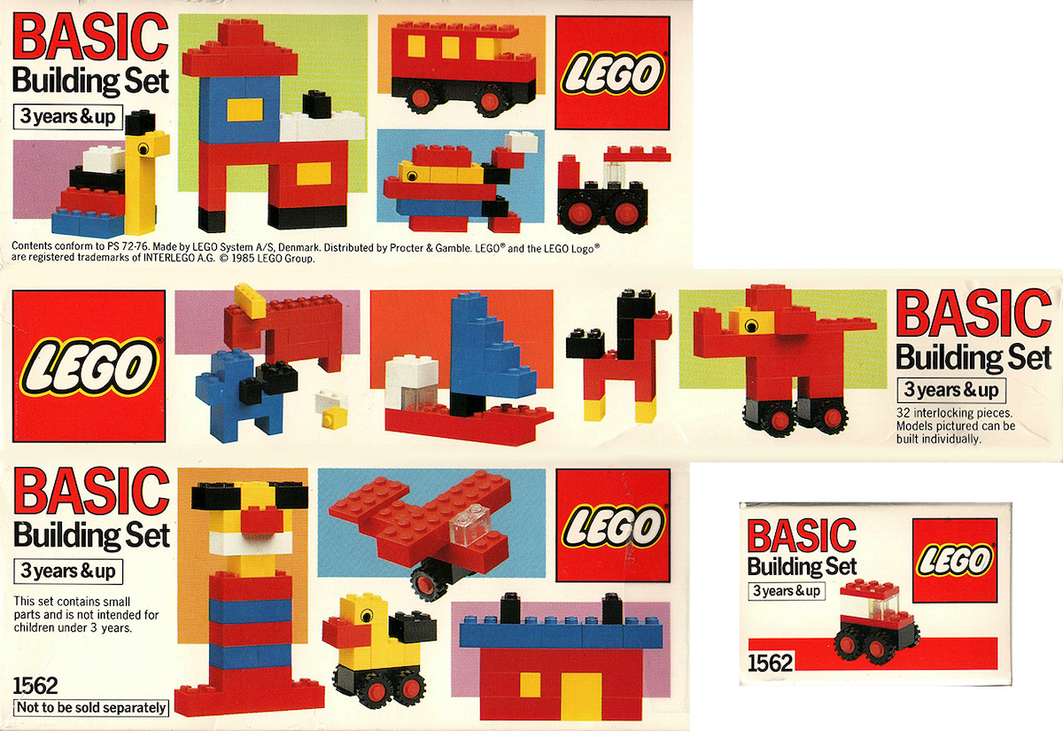 Basic Building Set LEGO set (#1562-2, 1985)