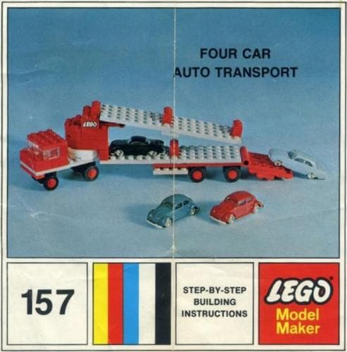 Four Car Auto Transport LEGO set (#157-3, 1970)