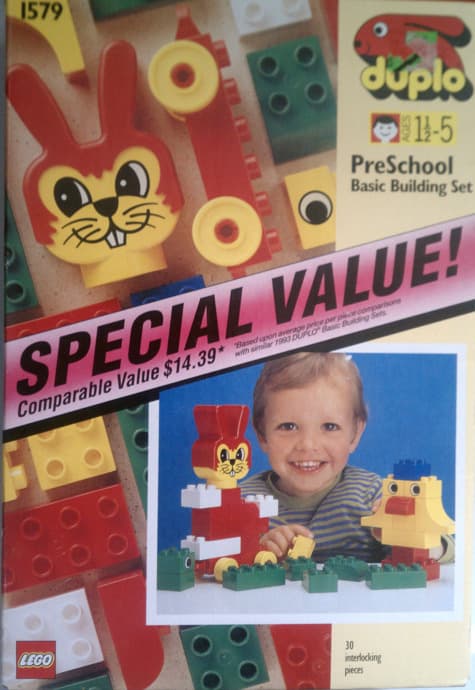 Animal Fun LEGO set (#1579-1, 1993)