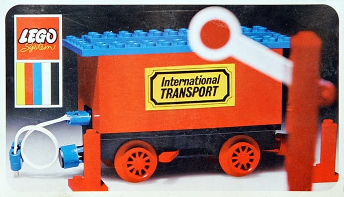 Battery Wagon with Signal and Direction - Changing LEGO 4.5V set (#161-1, 1972)