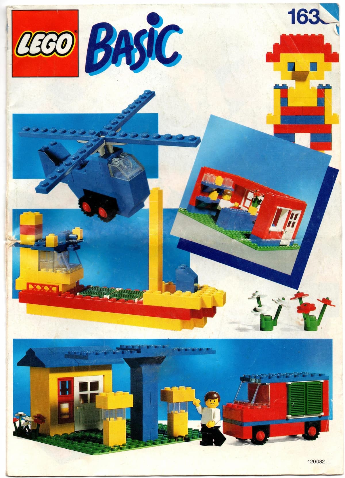 Blue Bucket LEGO set (#1638-1, 1990)