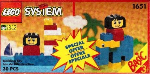 Basic Building Set Trial Size LEGO set (#1651-1, 1993)