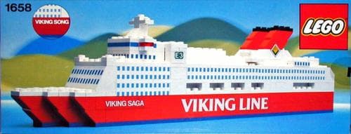 Viking Line Ferry LEGO set (#1658-1, 1982)