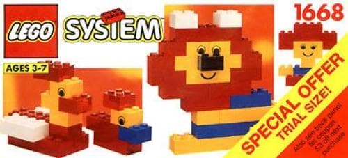 Basic Building Set Trial Size LEGO set (#1668-1, 1992)