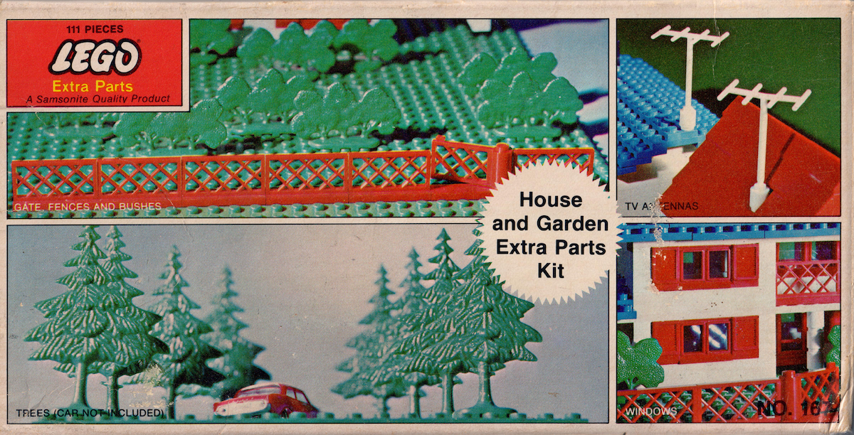House and Garden Extra Parts Kit LEGO set (#167-2, 1971)