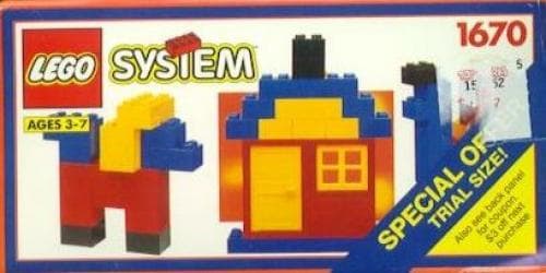 Basic Building Set Trial Size LEGO set (#1670-1, 1992)