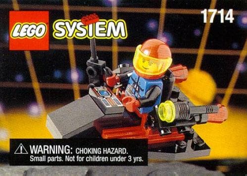 Surveillance Scooter LEGO set (#1714-1, 1995)