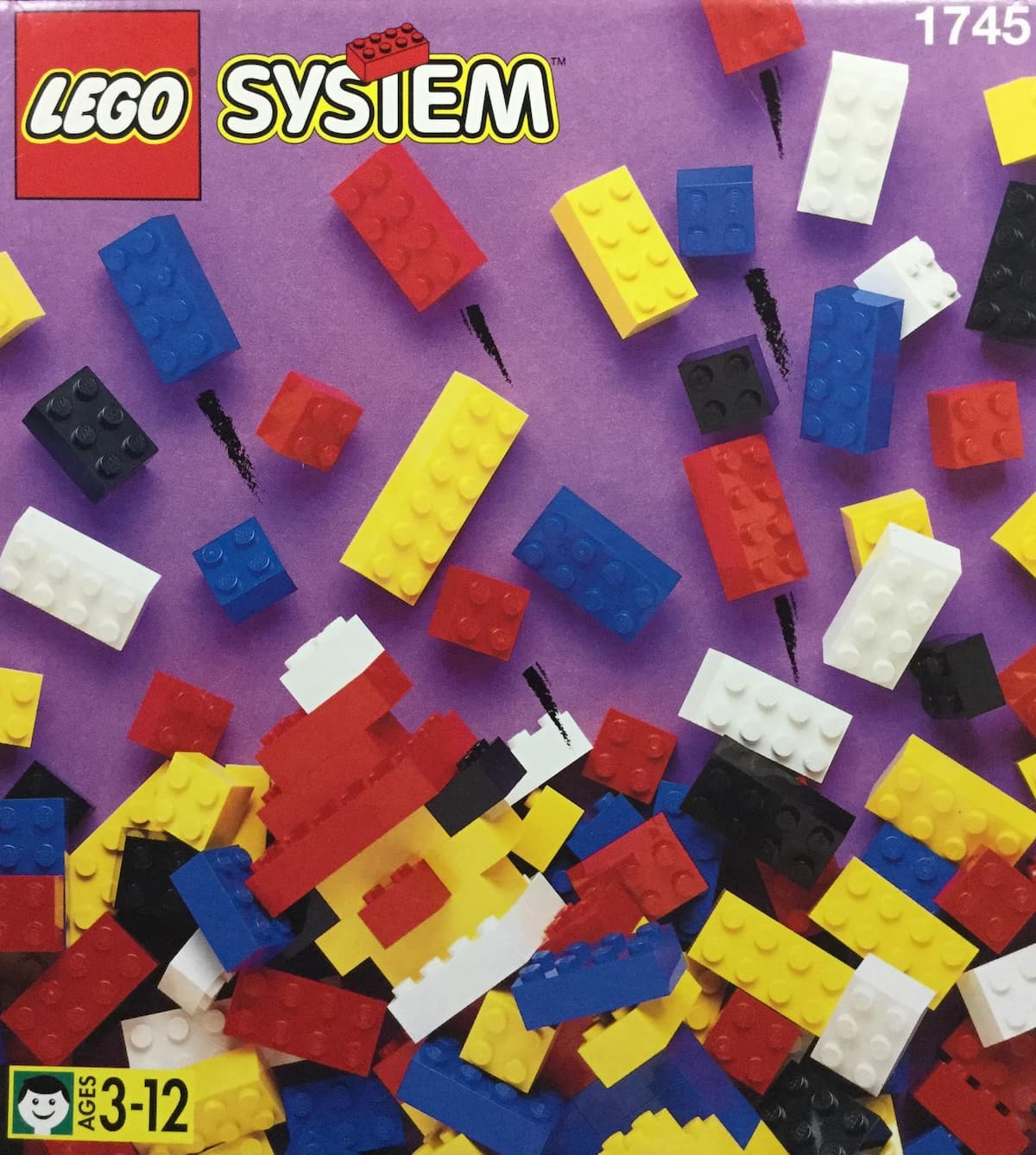 Box of Standard Bricks, 3+ LEGO set (#1745-1, 1995)