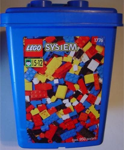 Large Bulk Bucket LEGO set (#1776-1, 1996)