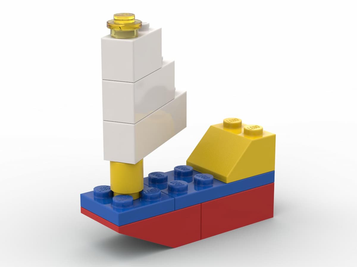 Yacht LEGO set (#1823-1, 1995)