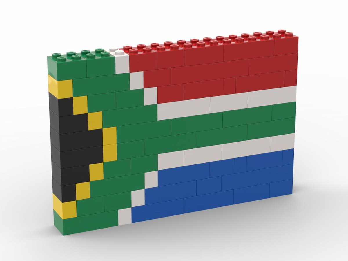 South African Flag LEGO set (#1869-1, 1996)