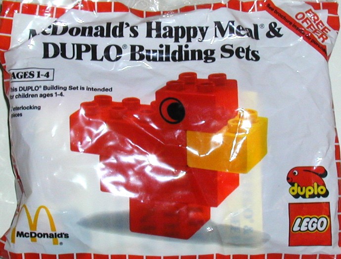 McDonald's Happy Meal - Bird LEGO set (#1918-1, 1983)