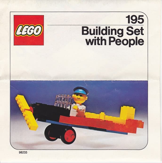 Airplane LEGO set (#195-1)