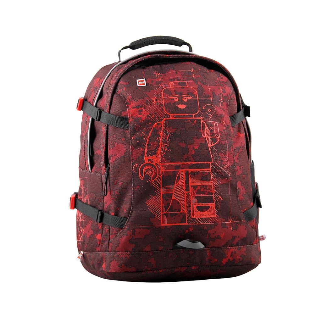 Teen Minifigure Burgundy Backpack