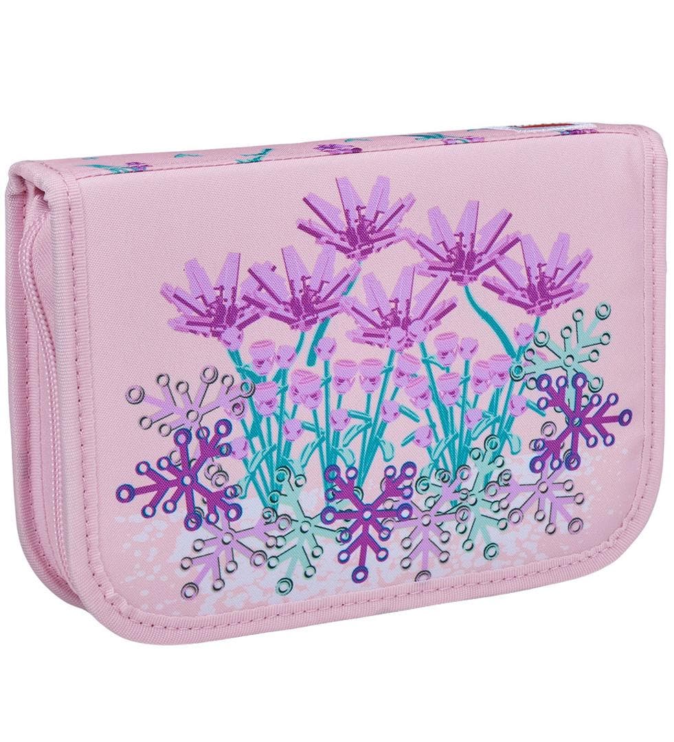 Flowers Pencil Case with Pencils