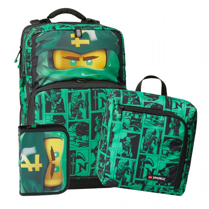 Ninjago Lloyd Backpack with Gym Bag and Pencil Case