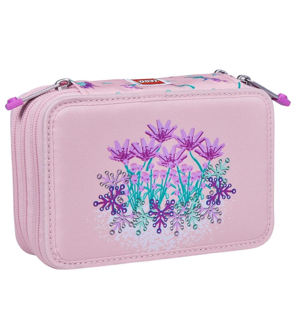 Flowers 3-Layered Pencil Case