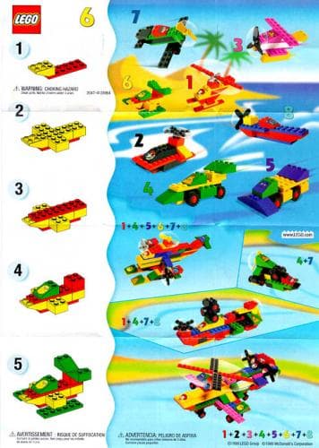Plane LEGO set (#2047-1)
