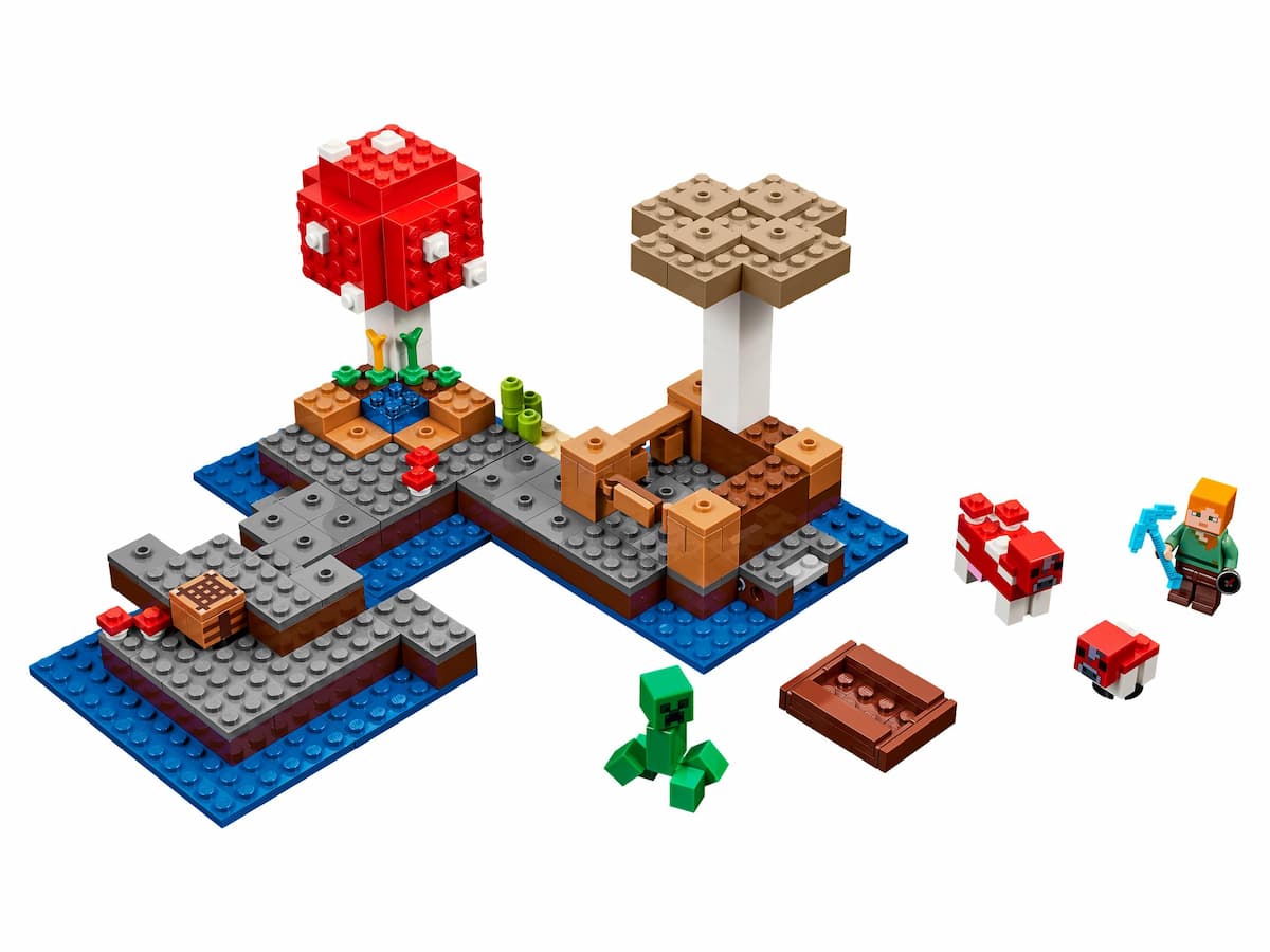 The Mushroom Island LEGO set (#21129-1, 2017)