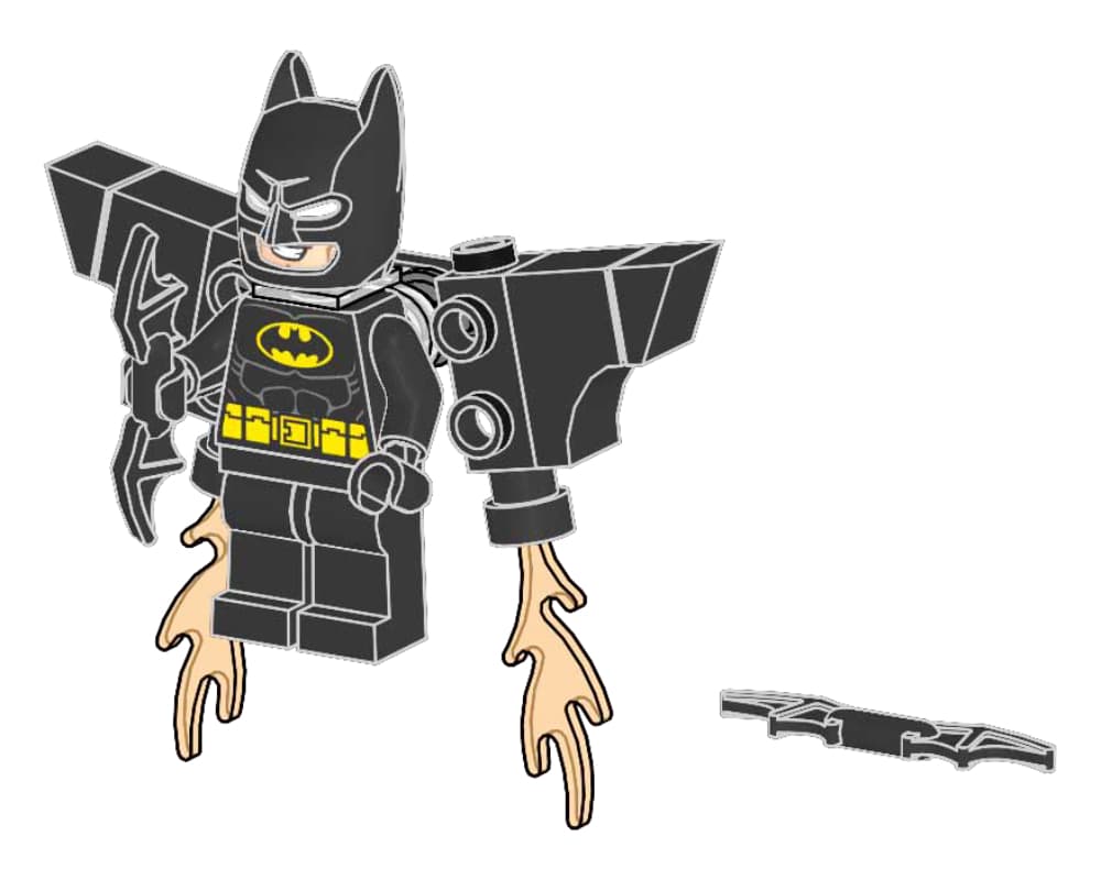 Batman and Jetpack LEGO set (#212402-1)