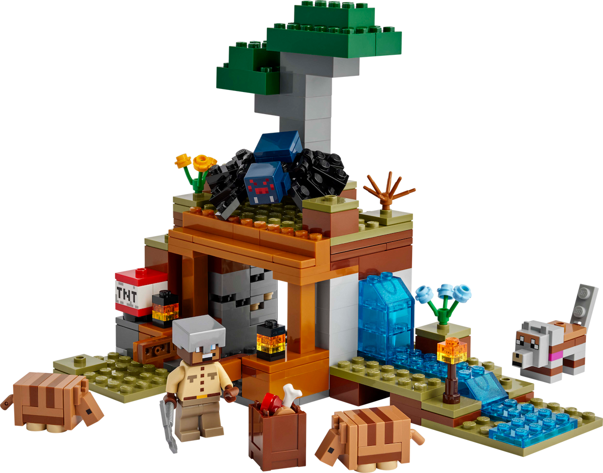 The Armadillo Mine Expedition LEGO Minecraft set (#21269-1, 2025)