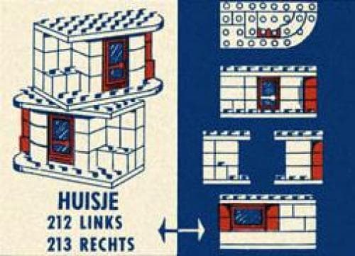 Small House - Right Set LEGO set (#213-2, 1958)