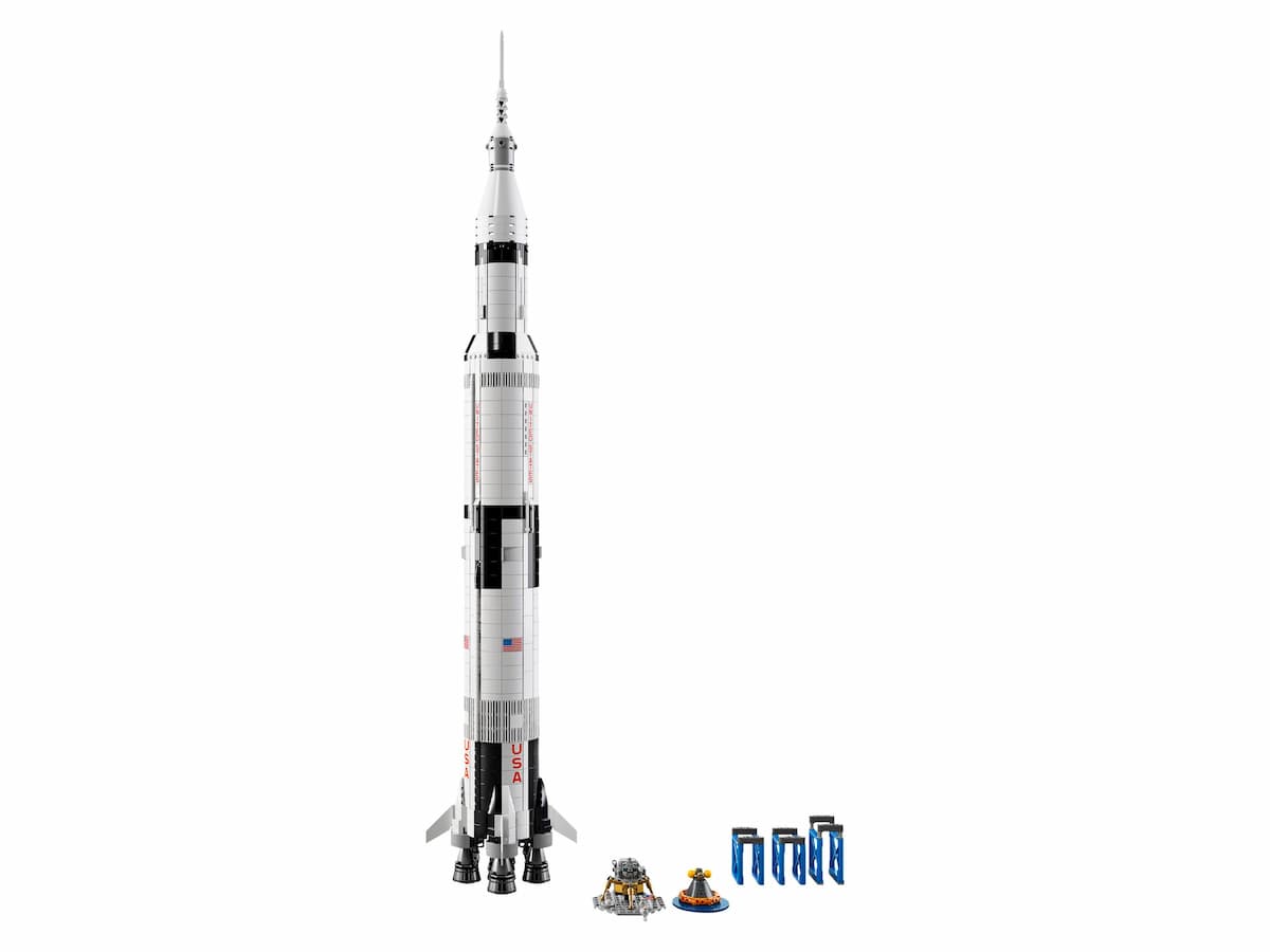 NASA Apollo Saturn V LEGO set (#21309-1, 2017)