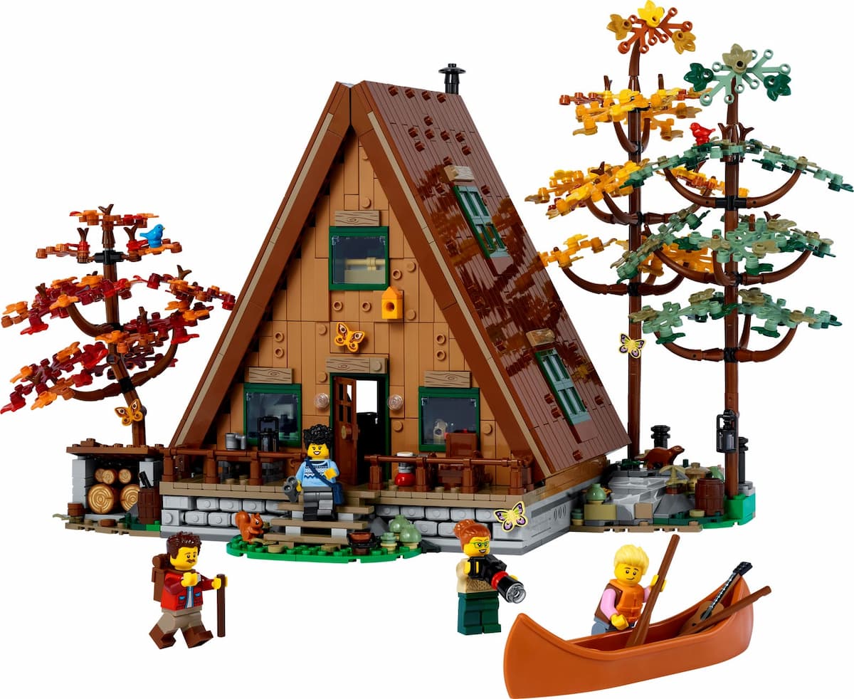 A-Frame Cabin LEGO set (#21338-1)