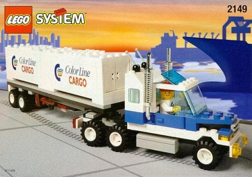 Color Line Container Lorry LEGO set (#2149-1, 1997)